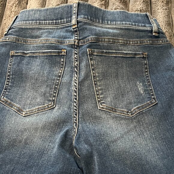 Spanx SPANXshape EveryWear Straight Leg Jeans Denim Shaping Stretch 20356R Sz L - Picture 5 of 12